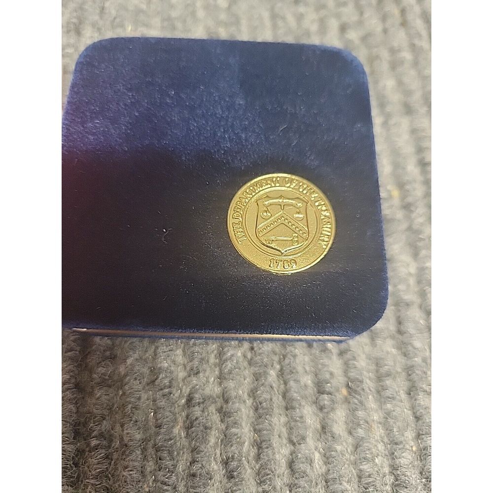US Mint 2003‎ American Eagle $5 Gold Coin Box Bicentennial Medal Holder NO COINS - Picture 7 of 7